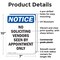 Signmission No Soliciting Vendors Seen By OSHA Notice Sign, Plastic, 7in W x 10in L, 2PK OS-2PACK-NS-P-710-V-14842 - alternate 3